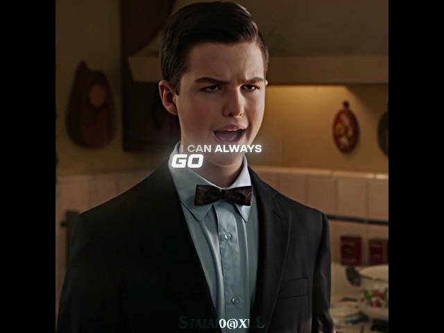 Sheldon Cooper - "Dad said I can drop out of college" | Ransom - Lil Tecca | Young Sheldon Edit