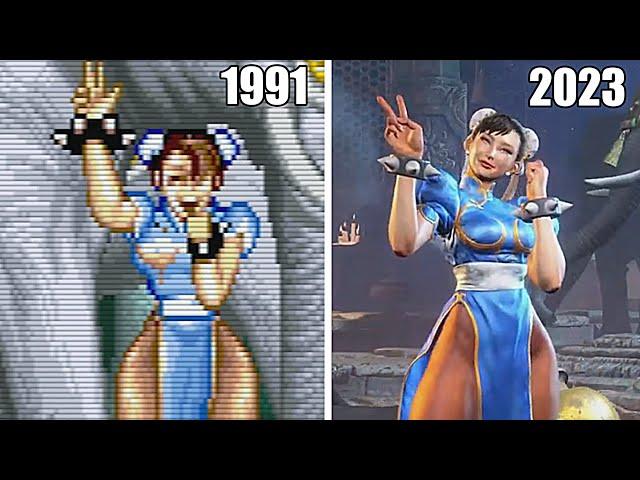 Street Fighter - Classic Chun-Li Evolution 1991-2023 (Victory Poses)