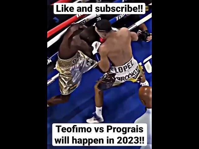 Teofimo vs Prograis 2023!! Like and subscribe!! #boxing #boxinghype #teofimolopez