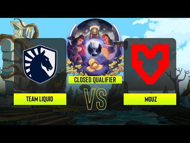 Dota2 - Team Liquid vs MOUZ - ESL One - Bangkok: Western Europe Closed Qualifier