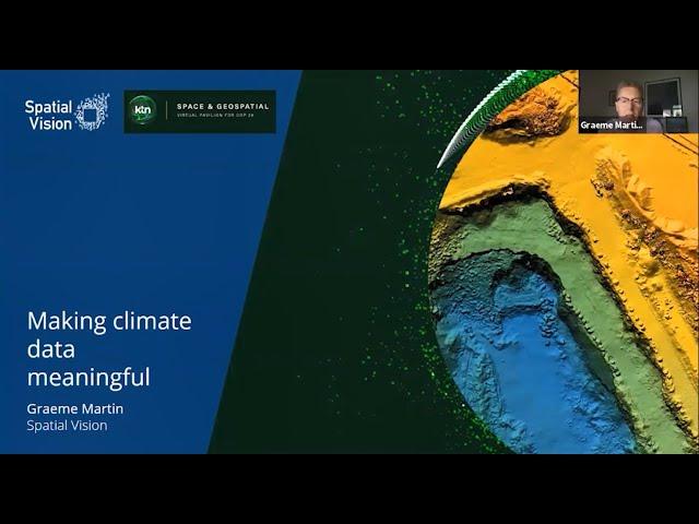 COP26 EVENT Geospatial Transformation to Support Climate Change: Oceania Perspective - Graeme Martin