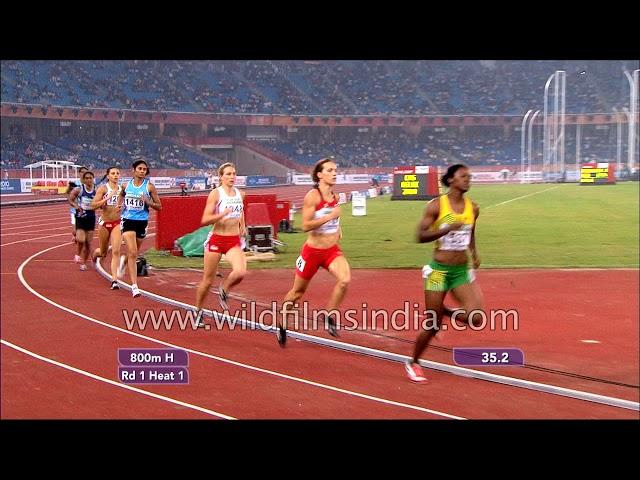 Louise Victoria Hazel wins gold | Women's  800m Heptathlon race