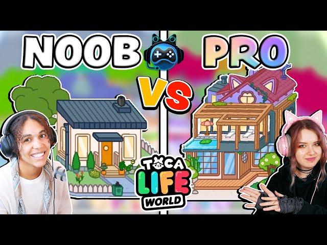 NOOB vs PRO Haus in TOCA BOCA BAUEN! KATJA vs ALLY Build Battle in TOCA LIFE WORLD