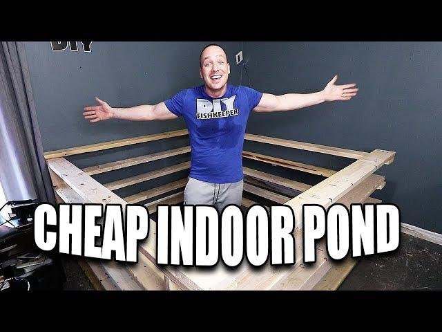 INDOOR POND BUILD | The King of DIY