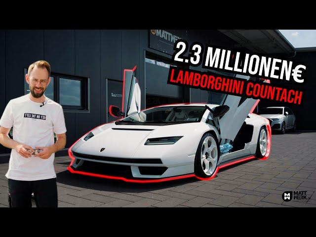 Lamborghini Countach | 2.3 Millionen € | XPEL PPF | mattWerk | FrankfurtCountachCity