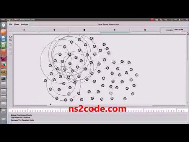 Large Sensor Networks using NS2 Simulator Projects | NS2 Code