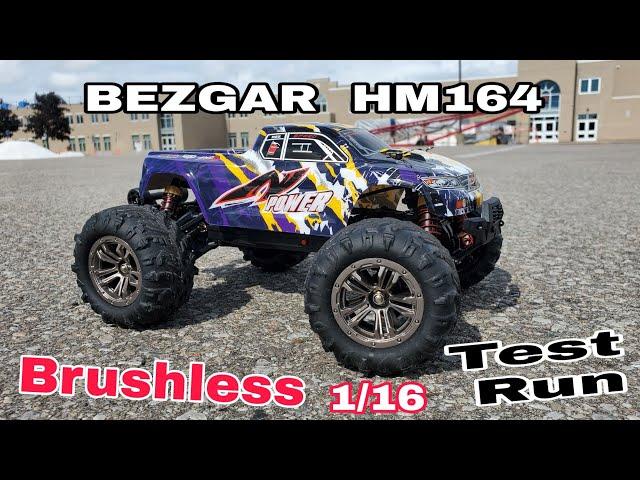 BEZGAR HM164 Brushless RC Truck (Test Run) It's a good one!!