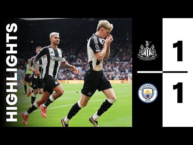 Newcastle United 1 Manchester City 1 | Premier League Highlights