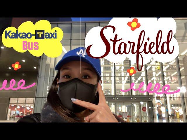 South Korea Starfield Mall  | Guide to Kakao-Taxi & Public Bus (Walking Tour Korea)