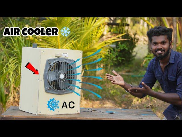 Air cooler making | using exhaust fan. இனி AC தேவை இல்லை #metalmind #trending  #aircooler