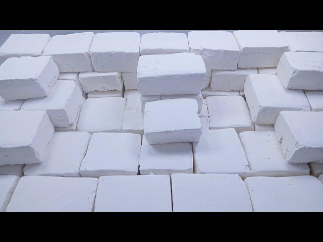 White Soft gymchalk crispy | Crunchy | relaxing | Oddly satisfying | ASMR