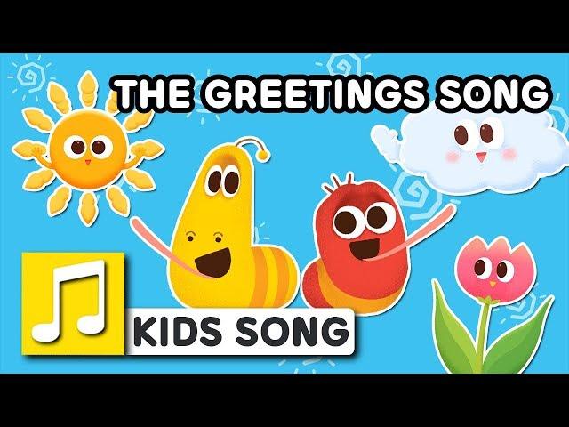 THE GREETINGS SONG | LARVA KIDS | BEST NURSERY RHYME | FAMILY SONG | 2018 FIRST SONG