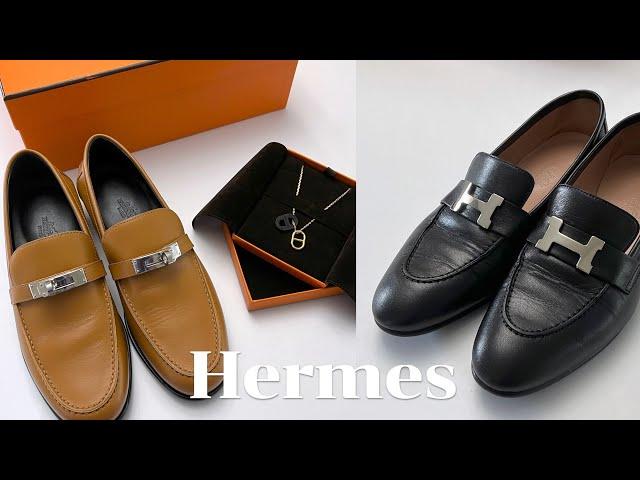 VLOG  | Hermes Haul Unboxing | Luxury Shoes, Necklace | Ft. Hermes Paris Loafers