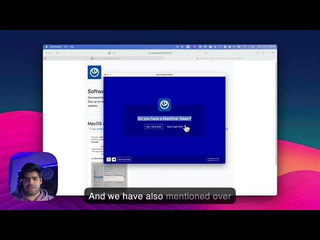 Exa Protocol Desktop Client Quick Start Guide -  Node Onboarding