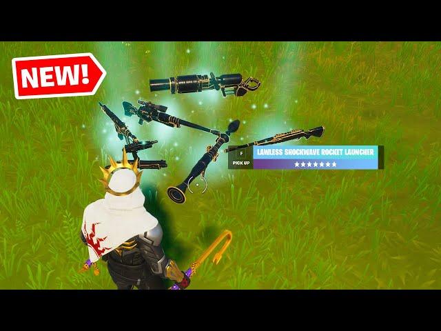 Fortnite All New EXOTIC Weapons Gameplay - Where to Find all Outlaw Exotic Weapons in Fortnite