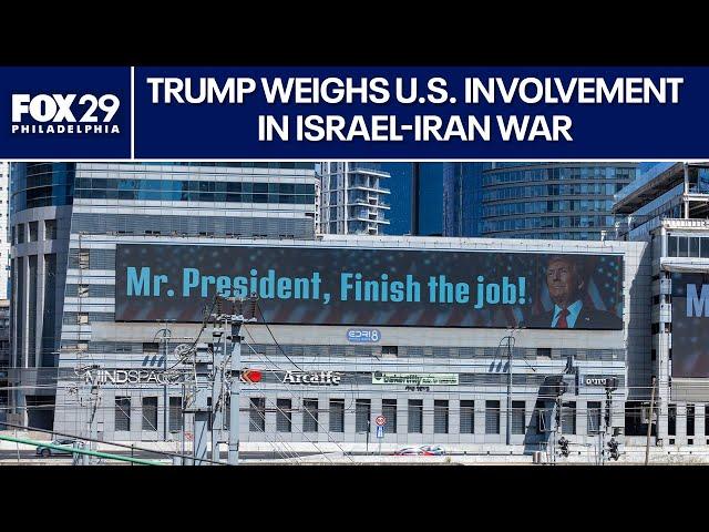 Trump weighing options as Israel-Iran war intensifies