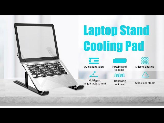 Laptop Stand Adjustable Portable Non-slip | Laptop Cooling Pad for 2021,Aluminium Alloy Laptop Stand