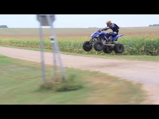 Raptor 700  Ditch Riding Minnesota