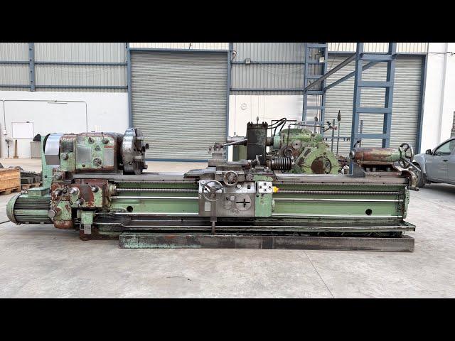 TOS (Czech) Heavy Duty Lathe Machine with 2750 mm Job Length - with Deep Hole Drilling Attachment!