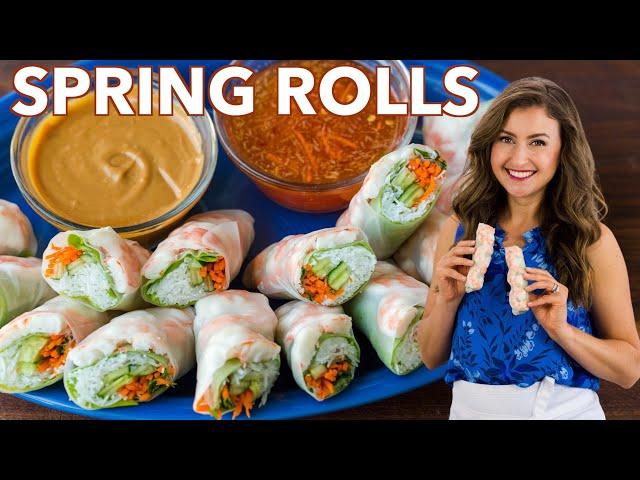 Fresh Spring Rolls Recipe with Best Dipping Sauce