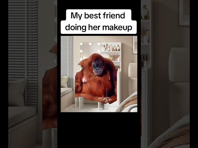my best friend doing her makeup #makeuplovers #mybestfriendsmakeuplook #makeupvideos #makeupforever