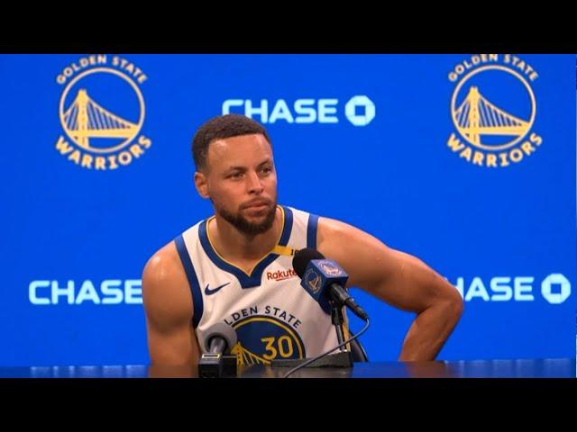 Golden State Warriors Media Day | Stephen Curry talks Olympics, Klay Thompson and more