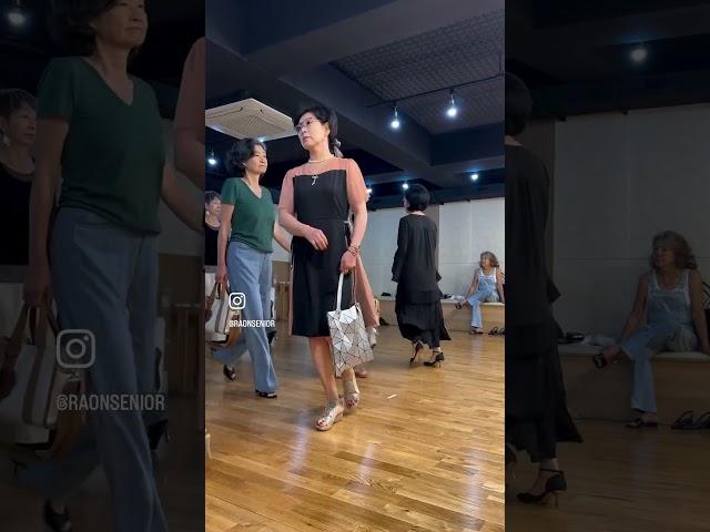 라온 시니어 모델 아카데미 심화반 피날레 워킹  #시니어 #모델 #시니어모델