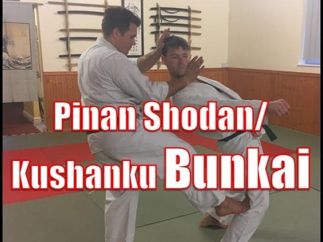 Kata - PINAN SHODAN/KUSHANKU BUNKAI - Turn, block, kick