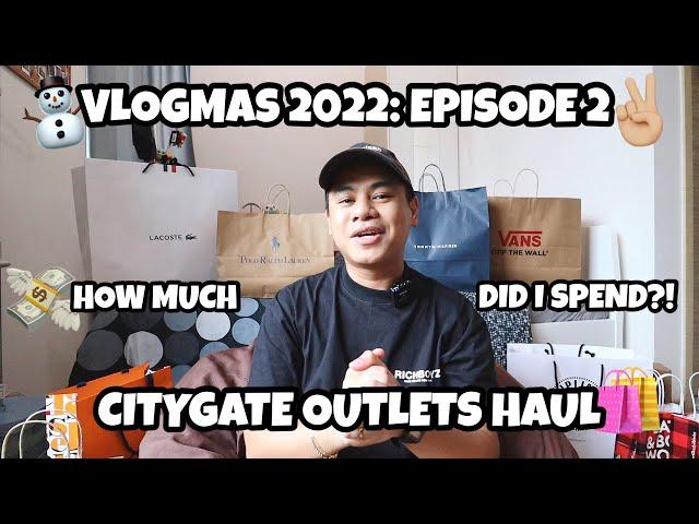 #VLOGMAS 2022: CITYGATE OUTLETS HONG KONG HAUL | HOW MUCH DID I SPEND FOR MY CHRISTMAS SHOPPING? 