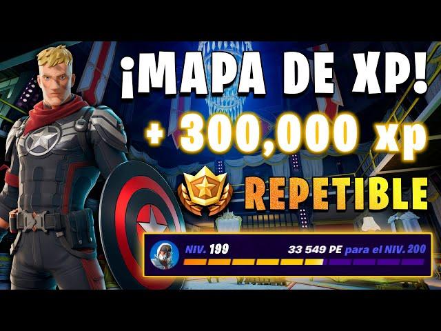 ¡CORRE! MAPA DE XP  SUBE RAPIDO DE NIVEL EN FORTNITE TEMPORADA 4 (REPETIBLE)