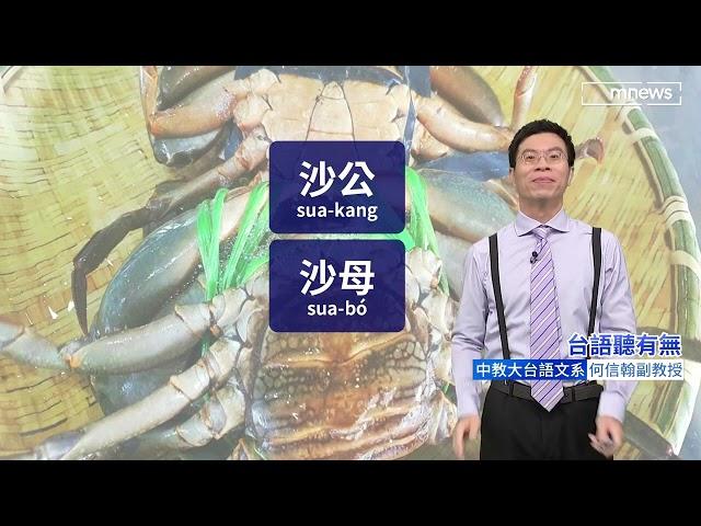 《「螃蟹」án怎講》@@鏡電視「台語聽有無？」by何信翰教授