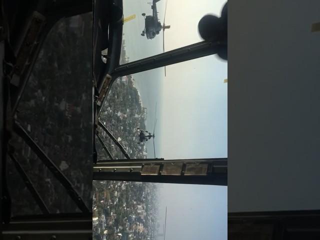 Cockpit View Of Mi 17 Helicopters Formation Flying #trending #shorts #viral