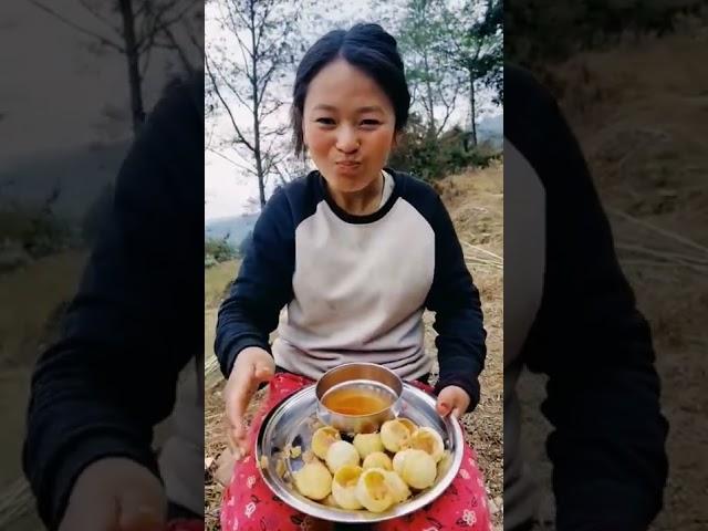 Chili Sour Pani Puri | Samita Rai | Kedar Rai | Nepali Village Lifestyle