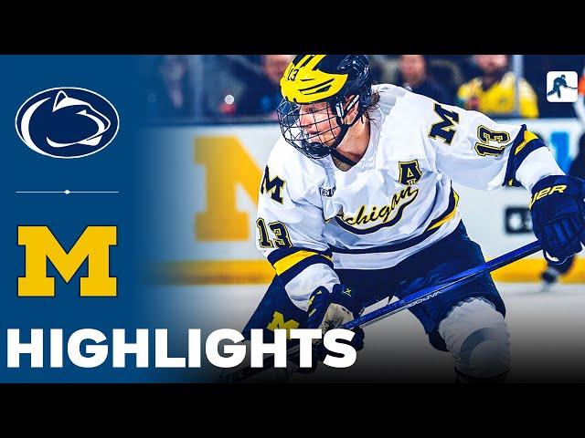 Penn State vs Michigan | What a Game | NCAA College Hockey | Highlights - November 22, 2024