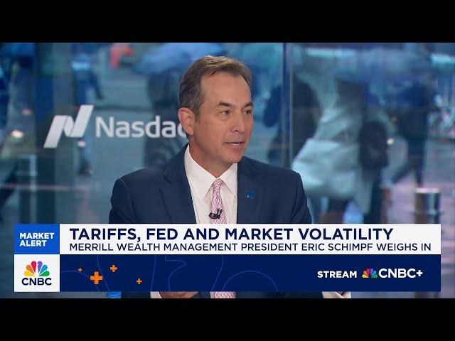 Merrill Wealth's Eric Schimpf on market volatility: Majority of our clients put more money to work
