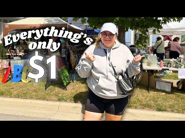 The CHEAPEST & MOST AESTHETIC Garage Sale Haul! 