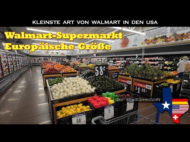 Mini-Walmart Supermarkt Konzept