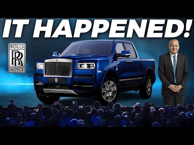 Rolls Royce Just Revealed A New Luxury Truck & SHOCKS The Entire Industry!