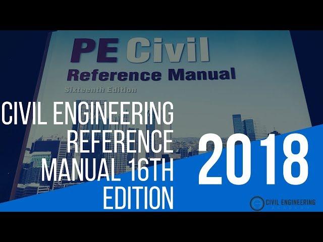 Civil Engineering Academy - Civil Engineering Reference Manual "CERM" 16th Edition Book Review