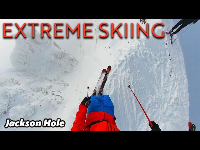 Skiing Jackson Hole Backcountry, Cliffs and Powder | Owen Leeper