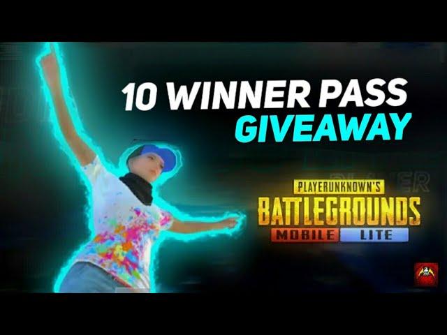 PUBG MOBILE LITE 10 WINNER PASS GIVEAWAY  AT 1K SUBSCRIBERS | REO