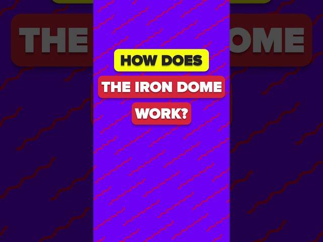 How Does The Iron Dome Actually Work