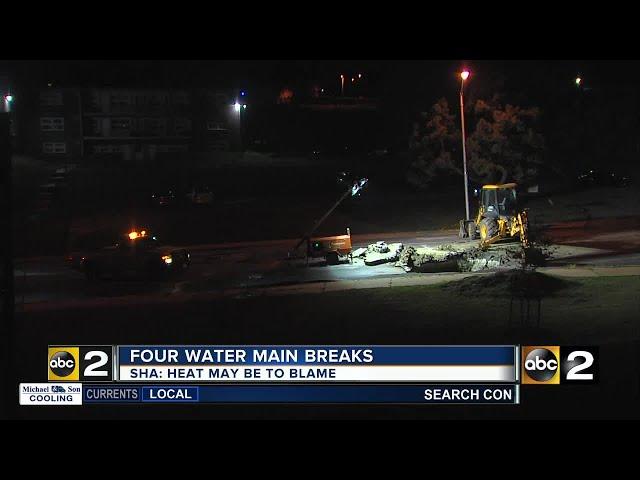 Schools closed due to Greenspring water main break