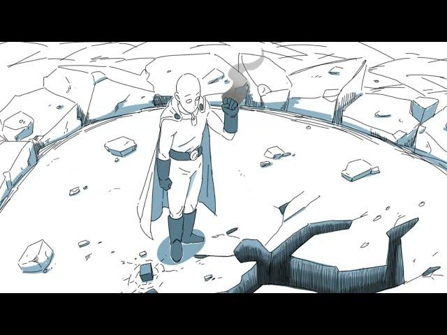 Empty void vs Saitama one punch man fan animation