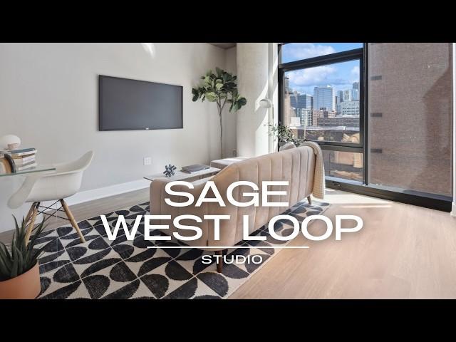 Sage West Loop Studio Apartment Tour | Modern Living in Chicago's Hottest Neighborhood