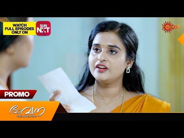 Bhavana - Promo | 12 Nov 2024 | Surya TV Serial