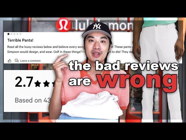 lululemon commission vs golf commission pants | best men's golf pants