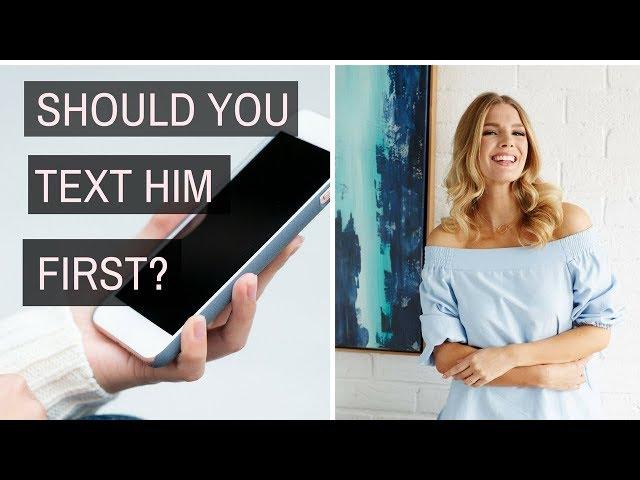 Can I text him first| How to text a guy #askRenee