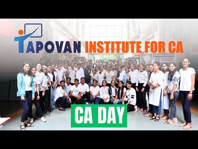 HAPPY CA DAY TO ALL ! Tapovan Institute for CA