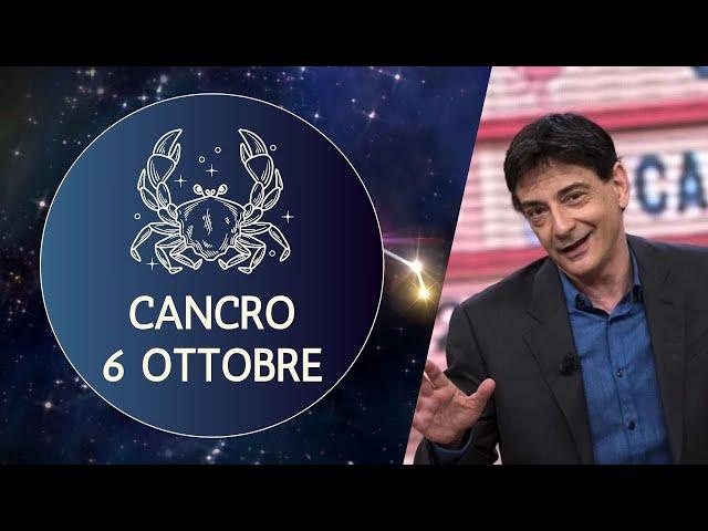 Cancro ️ L'Oroscopo di Paolo Fox - 6 Ottobre 2024 - Saturno docente severo, ma è così che si impara